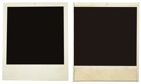 Two photo frames photo frames isolated on white ,model released, Symbolfot... 스톡 사진