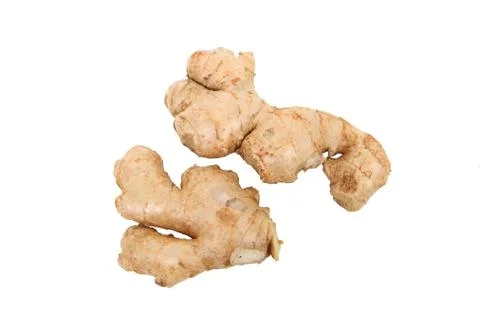 Two pieces of fresh ginger Stock-Fotos