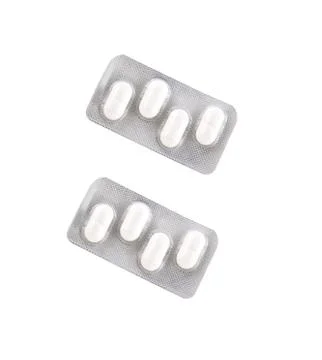 Two pill packs Stock Photos