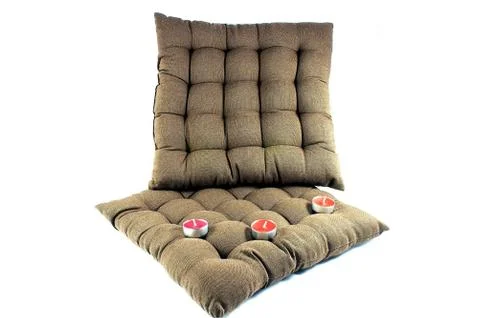 Two pillows for relaxation Stock Photos