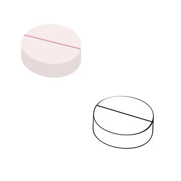 Two pills Иллюстрация