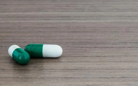 Two pills Stock Photos