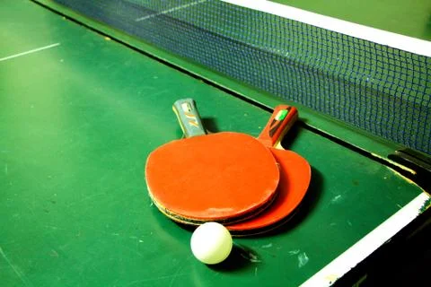 Two Ping Pong Rackets 写真素材