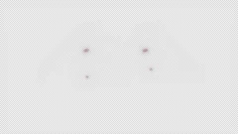 Two Pink Neon Quote Marks on Transparent Background Stock Footage 320670017