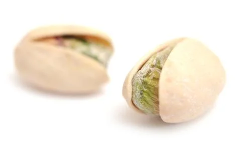 Two pistachio Stock Photos