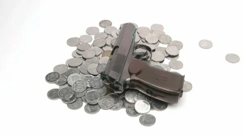 Two pistol Stock Footage 10773253