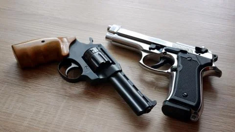 Two pistols Foto stock