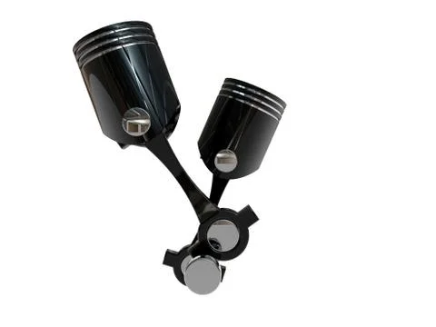 Two pistons Stock Illustration
