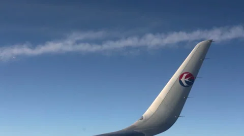 Two Plane Meeting in the Sky. HD Stock Footage 49482379