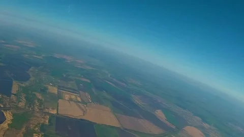 Two planes flying in the distance Stock Footage 119709559