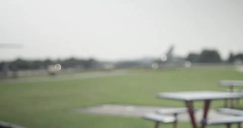 Two Planes on runway Stock Footage 137418359