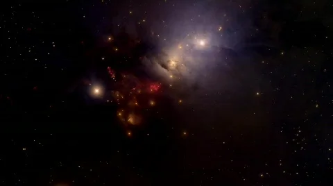 Two Planets 3Moons Zoom Past 動画素材 482609