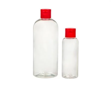 Two plastic bottles Stock Photos