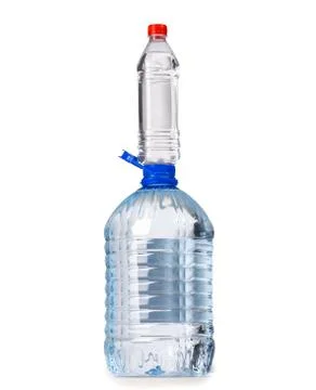 Two plastic water bottles Stock-Fotos