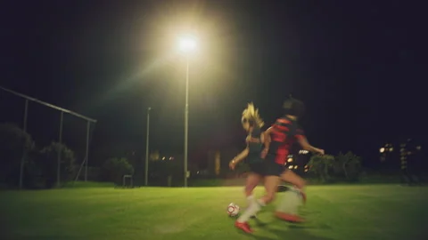 Two players from opposite teams Stock Footage 279667085