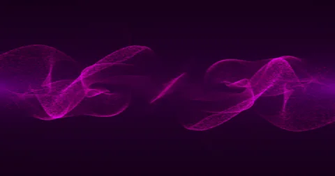 Two plumes of purple particles moving towards each other. Stock Footage 243185184