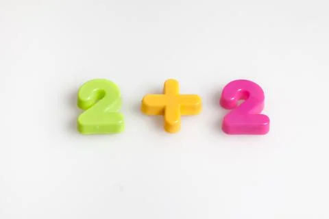 Two plus two Stock Photos