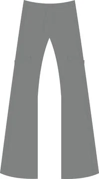 Two Pockets Amped Template Mock ups Vectors Stock Illustration