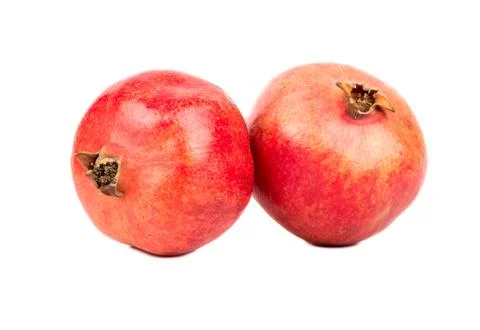 Two pomegranate fruit Stock Photos