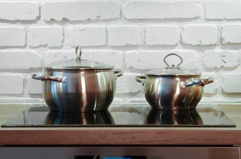 Two pots Stock Photos