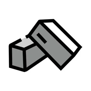 Two precious metal ingots representing wealth and finance Stock Illustration