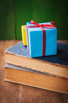 Two present box Stock Photos