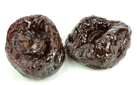 Two prunes Stock Photos