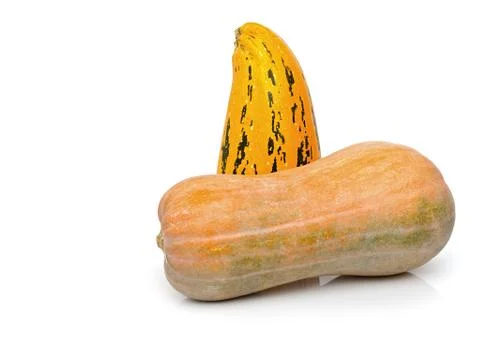 Two pumpkins Stock Photos