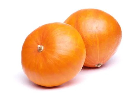 Two pumpkins Stock Photos