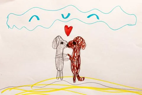 Two Puppets Stock Illustration