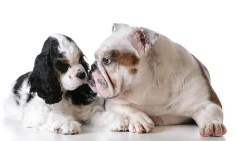 Two puppies Stock Photos