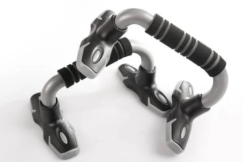 Two push up tools black Two push up tools black color, objects made of pla... Foto stock