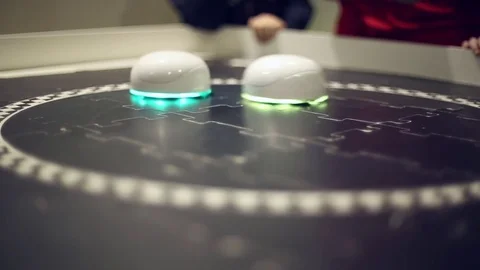Two radio-controlled robots Stock Footage 71480057