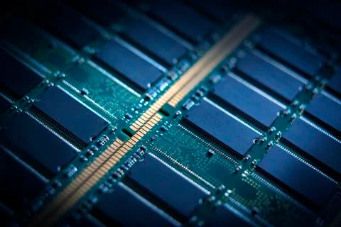 Two RAM modules Stock Photos