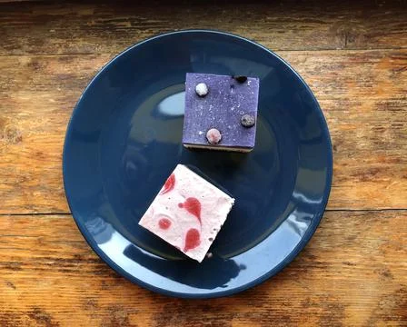 Two raw cakes Stock Photos