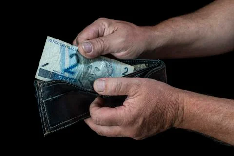 Two reals banknote Foto stock