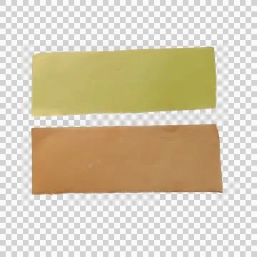 Two rectangular paper labels in green and brown colors Фото