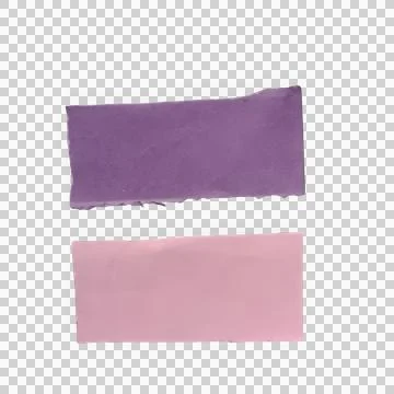 Two rectangular purple and pink watercolor paint swatches on a clean surface Фото