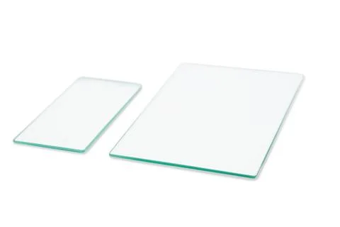 Two rectangular sheet of glass 库存照片