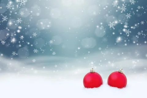 Two red ball Stock Photos