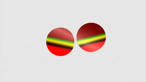 Two red balls Stock Footage 137220144