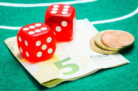 Two red dice 写真素材