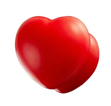Two red hearts Stock Illustration
