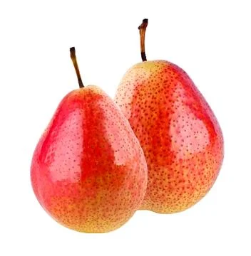 Two red pears Stock Photos