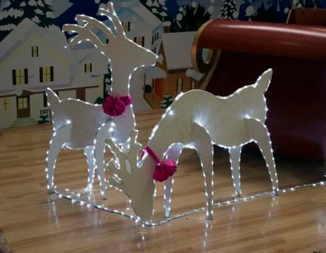 Two reindeers for christmas Foto stock