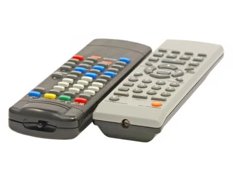 Two remote control. Stock Photos