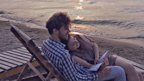 Two at the resort Stock Footage 109450128