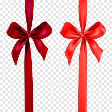 Two ribbons for decor Stock Illustration