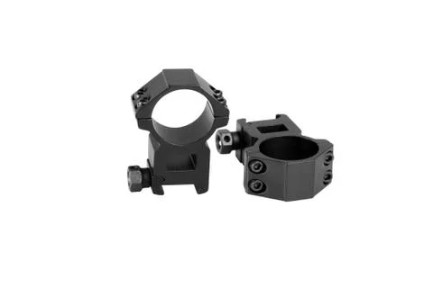 Two ring for mounting a riflescope Stock Photos