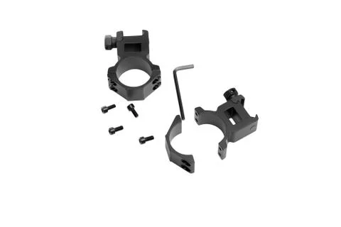 Two ring for mounting a riflescope Stock Photos